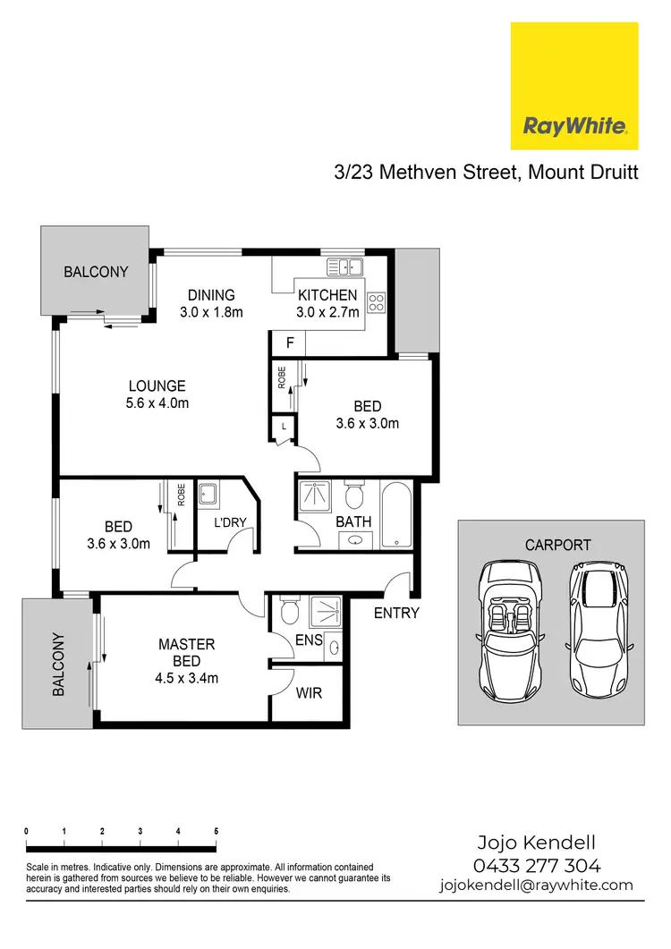 Floorplan of Homely apartment listing, 3/23 Methven Street, Mount Druitt NSW 2770