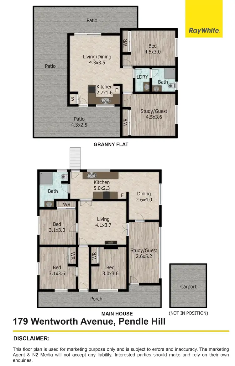 Floorplan of Homely house listing, 179 & 179A Wentworth Avenue, Pendle Hill NSW 2145