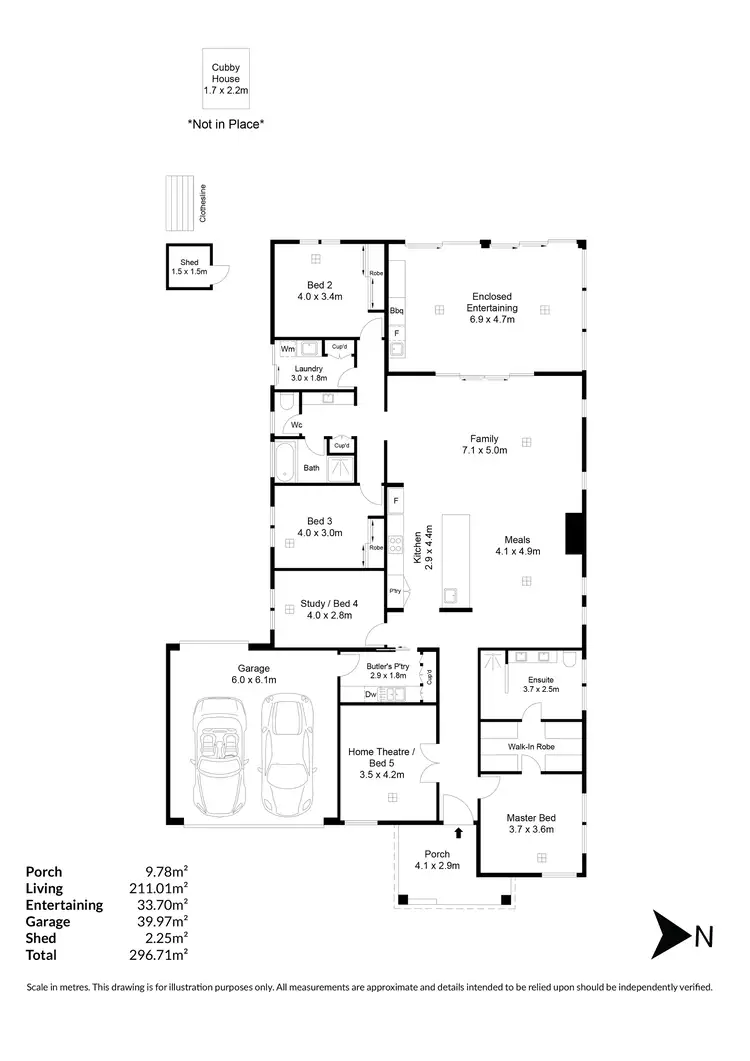 Floorplan of Homely house listing, 24 Tucker Street, South Brighton SA 5048