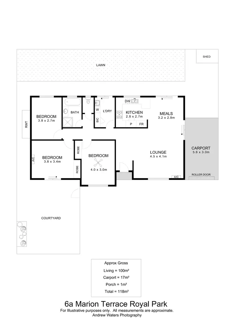 Floorplan of Homely house listing, 6A Marion Terrace, Royal Park SA 5014