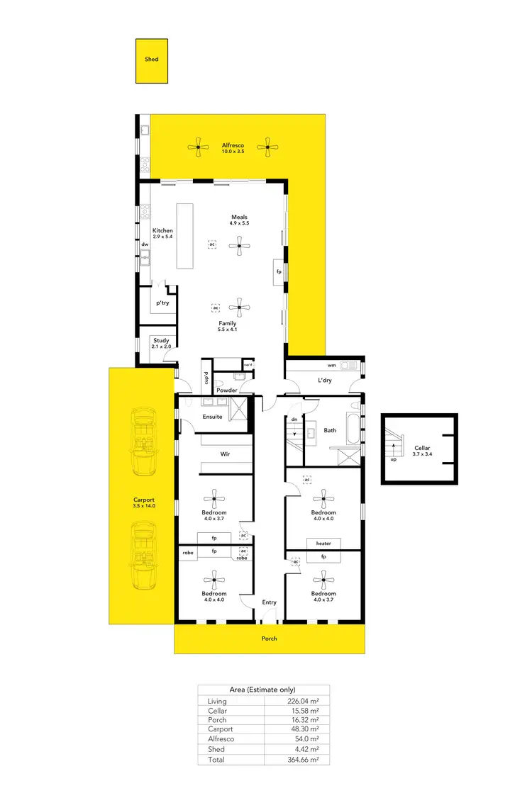 Floorplan of Homely house listing, 6 Liston Street, Parkside SA 5063