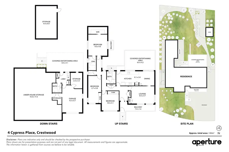 Floorplan of Homely house listing, 4 Cypress Place, Crestwood NSW 2620