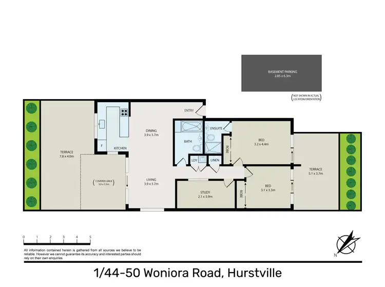 Floorplan of Homely unit listing, 1/44-50 Woniora Road, Hurstville NSW 2220