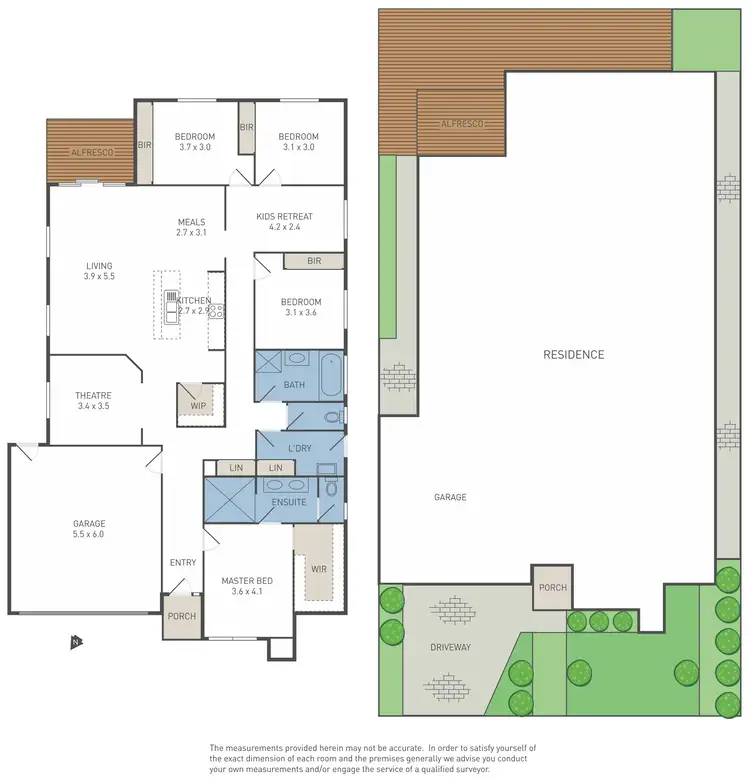 Floorplan of Homely house listing, 18 Fishbone Avenue, Werribee VIC 3030