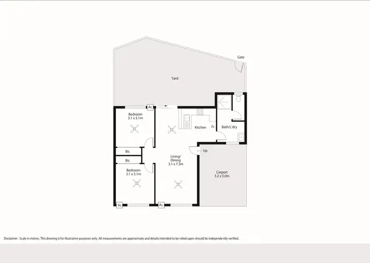 Floorplan of Homely unit listing, 25/1 Charles Road, Cable Beach WA 6726