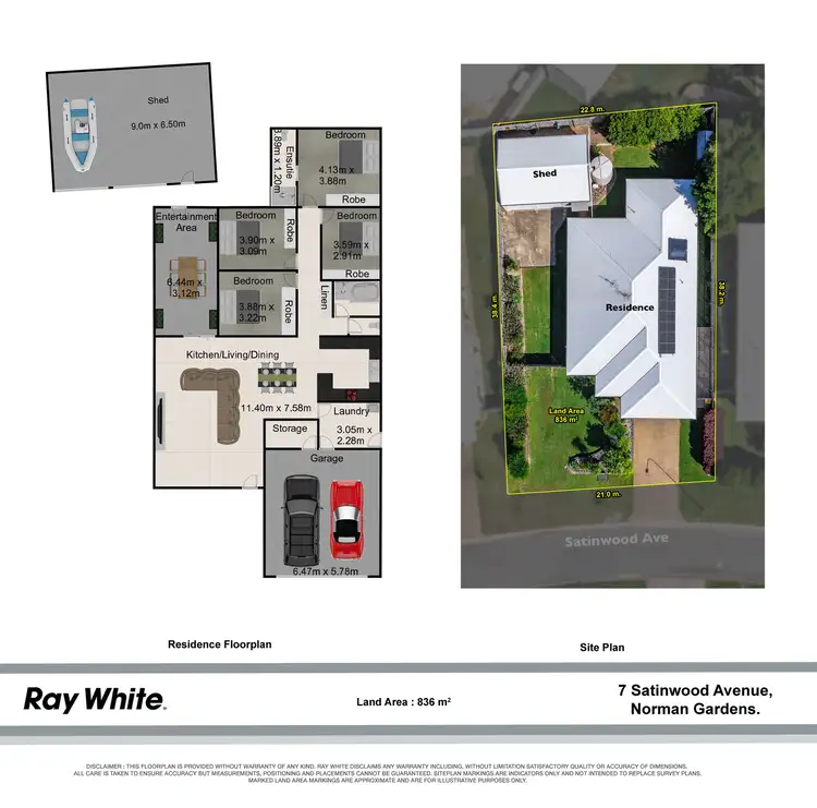 Floorplan of Homely house listing, 7 Satinwood Avenue, Norman Gardens QLD 4701