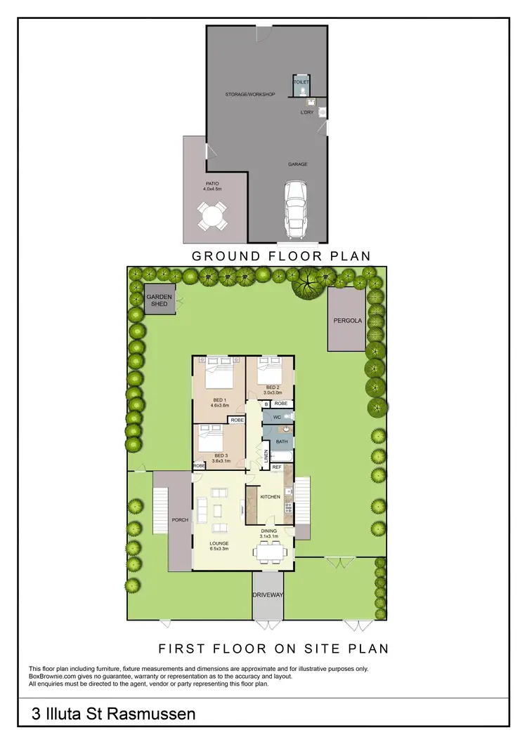 Floorplan of Homely house listing, 3 Illuta Street, Rasmussen QLD 4815