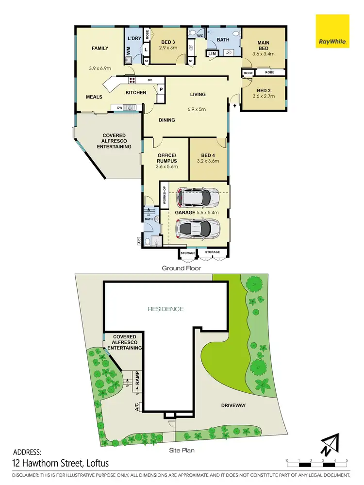 Floorplan of Homely house listing, 12 Hawthorn Street, Loftus NSW 2232