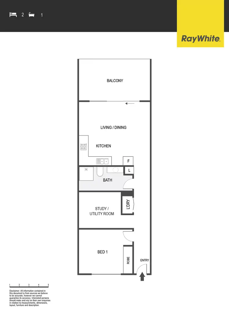 Floorplan of Homely apartment listing, 208/40 Trinca Street, Denman Prospect ACT 2611