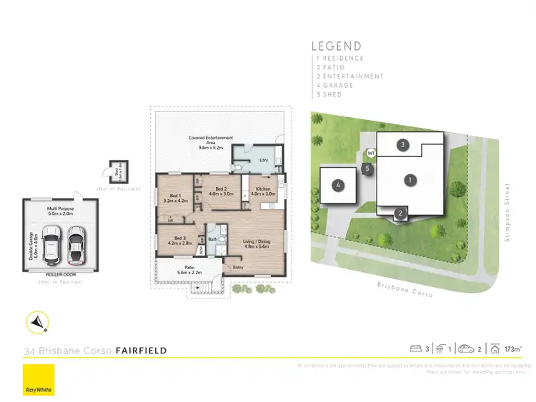 Floorplan of Homely house listing, 34 Brisbane Corso, Fairfield QLD 4103