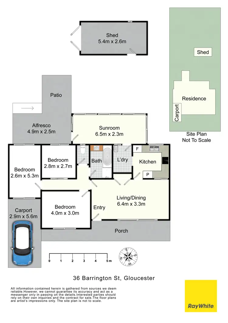 Floorplan of Homely house listing, 36 Barrington Street, Gloucester NSW 2422
