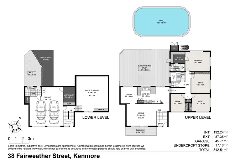 Floorplan of Homely house listing, 38 Fairweather Street, Kenmore QLD 4069