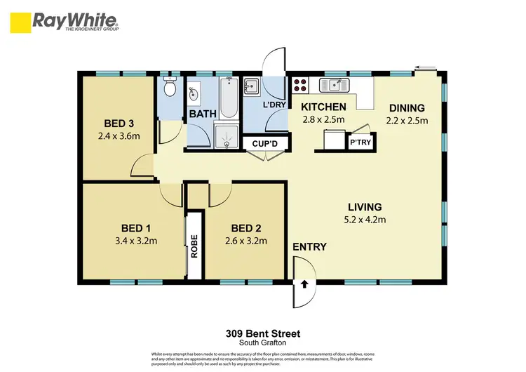 Floorplan of Homely house listing, 309 Bent Street, South Grafton NSW 2460