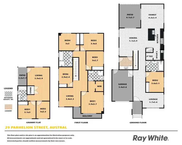 Floorplan of Homely house listing, 29 & 29a Parhelion Street, Austral NSW 2179