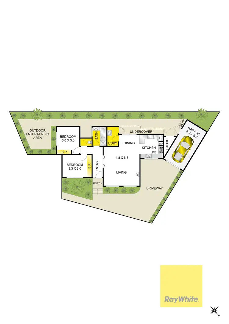Floorplan of Homely unit listing, 2/10 Barwon Boulevard, Highton VIC 3216