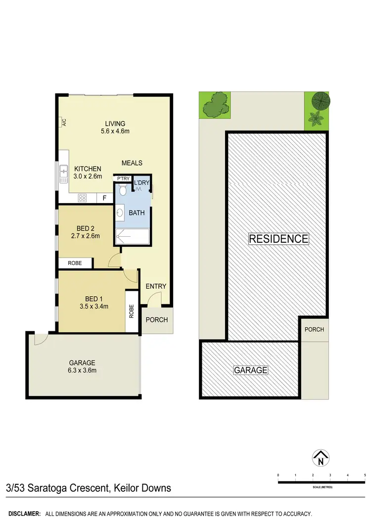 Floorplan of Homely unit listing, 3/53 Saratoga Crescent, Keilor Downs VIC 3038