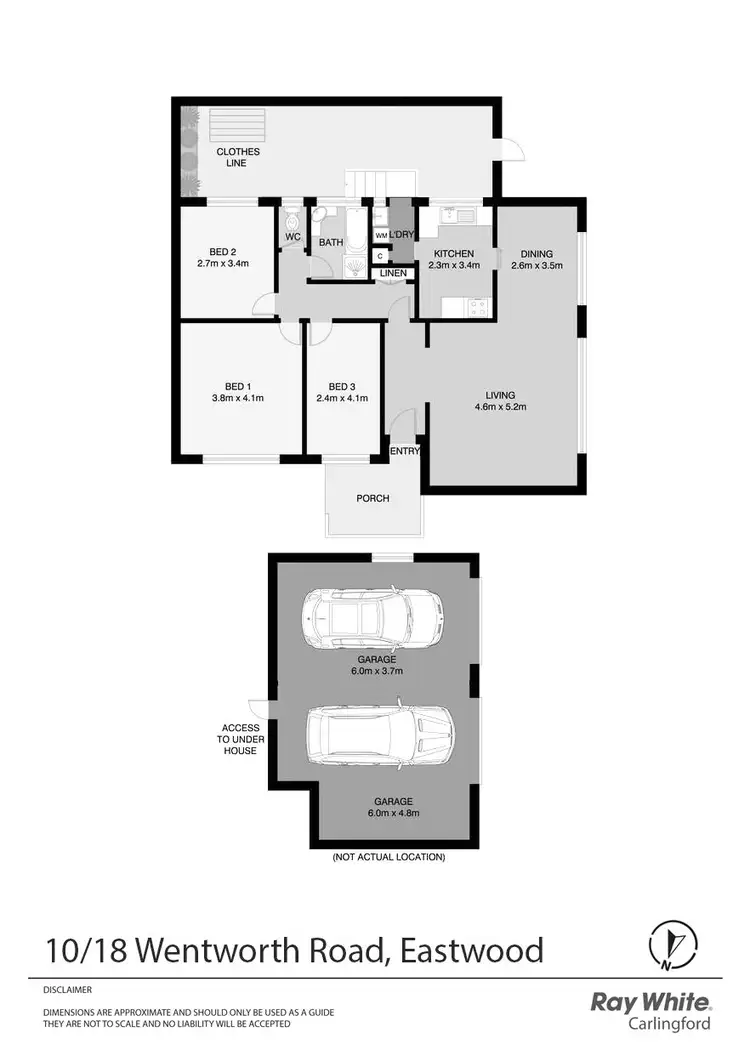Floorplan of Homely unit listing, 10/18 Wentworth Road, Eastwood NSW 2122