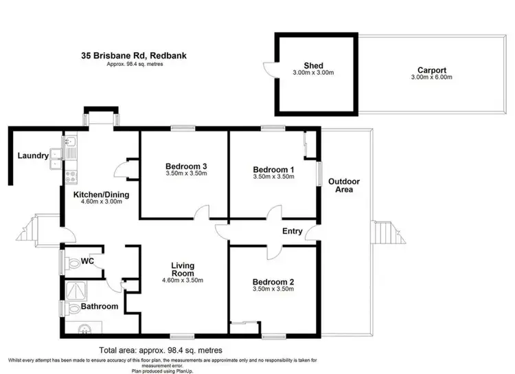 Floorplan of Homely house listing, 35 Brisbane Road, Redbank QLD 4301