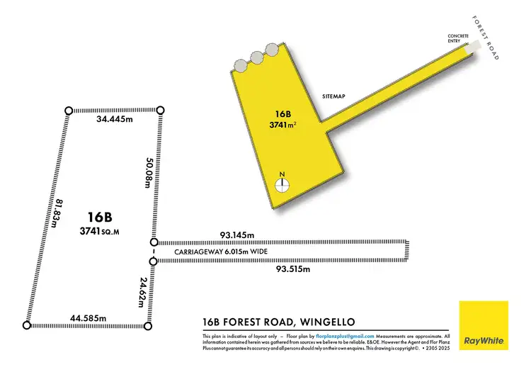 Floorplan of Homely land listing, 16B Forest Road, Wingello NSW 2579
