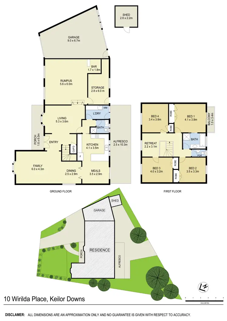 Floorplan of Homely house listing, 10 Wirilda Place, Keilor Downs VIC 3038