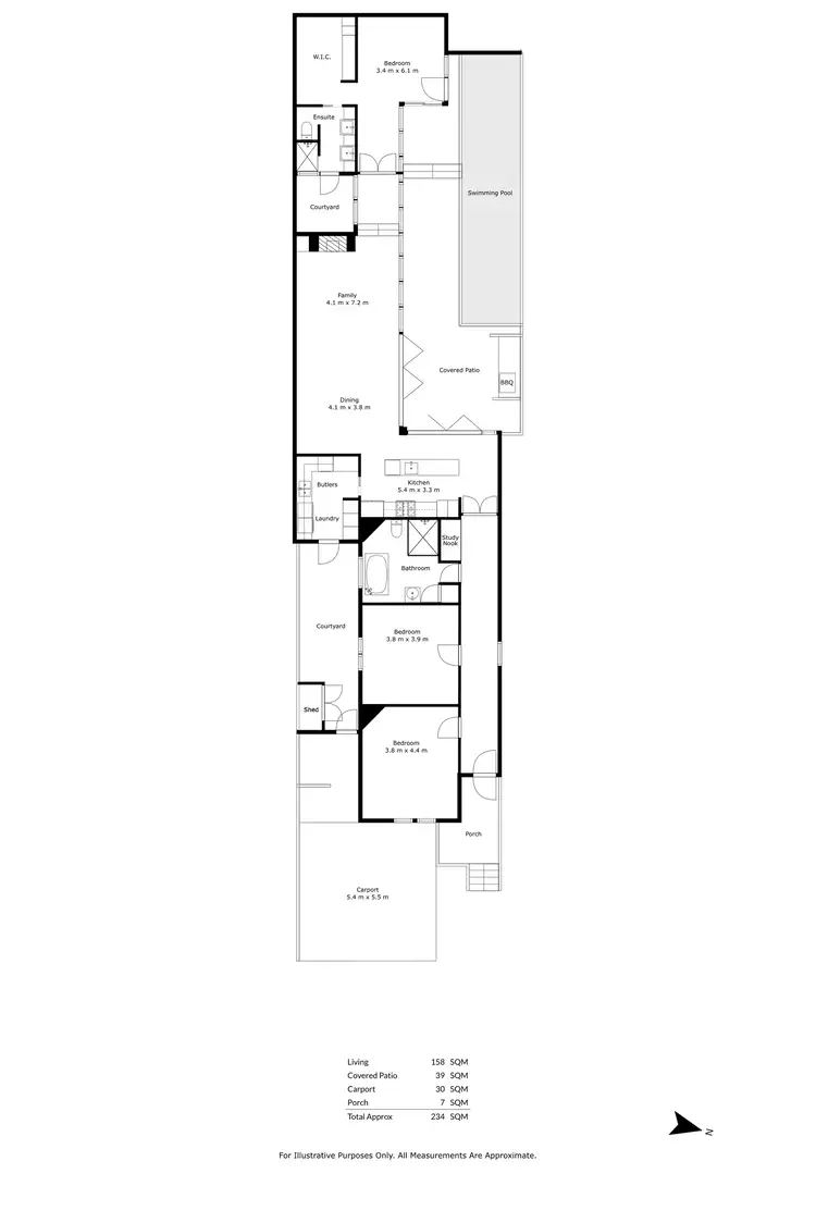 Floorplan of Homely house listing, 211 Military Road, Henley Beach South SA 5022