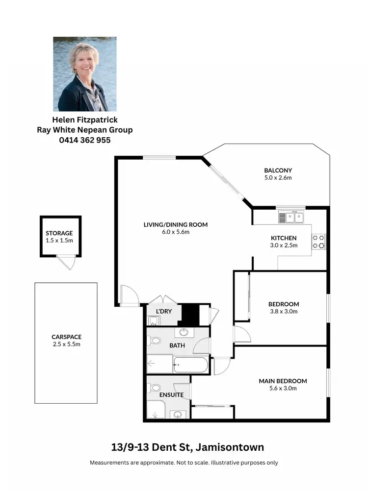 Floorplan of Homely apartment listing, 13/9-13 Dent Street, Jamisontown NSW 2750