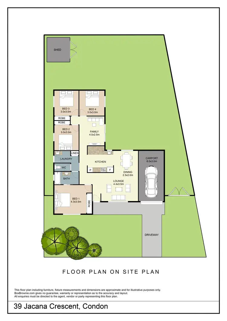 Floorplan of Homely house listing, 39 Jacana Crescent, Condon QLD 4815