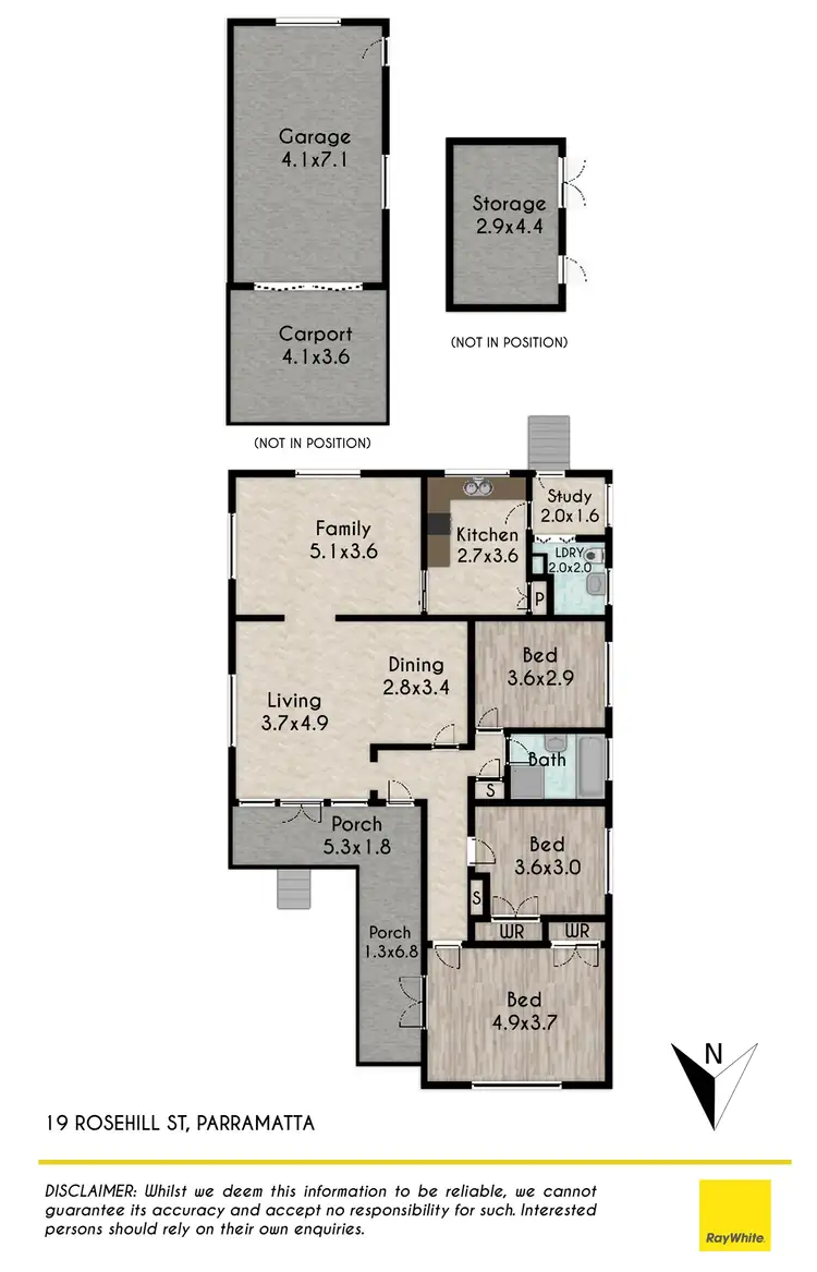 Floorplan of Homely house listing, 19 Rosehill Street, Parramatta NSW 2150