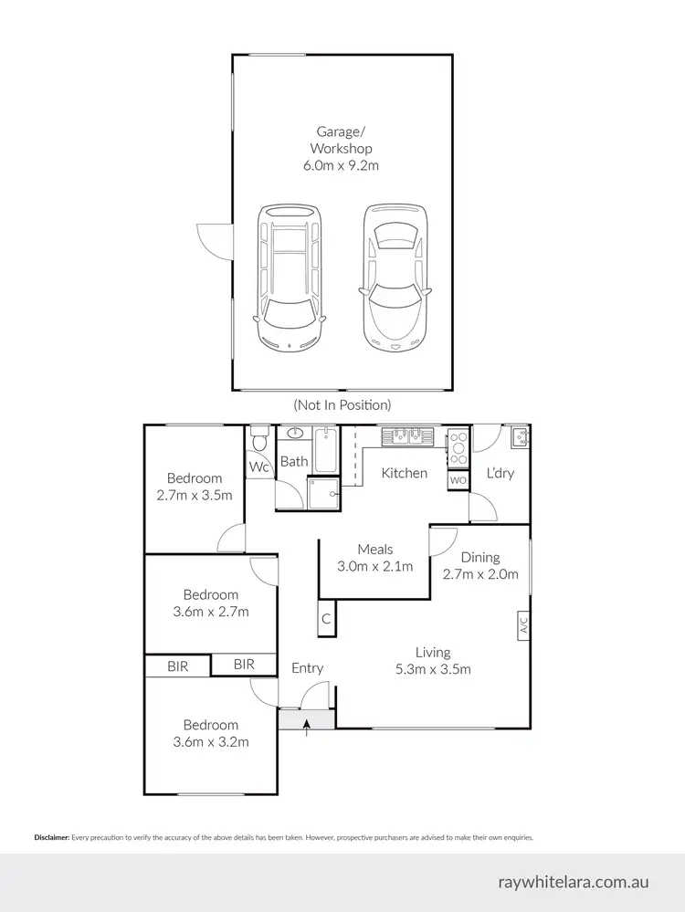 Floorplan of Homely house listing, 14 Kyema Drive, Lara VIC 3212