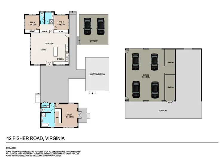 Floorplan of Homely house listing, 42 Fisher Road, Virginia NT 834
