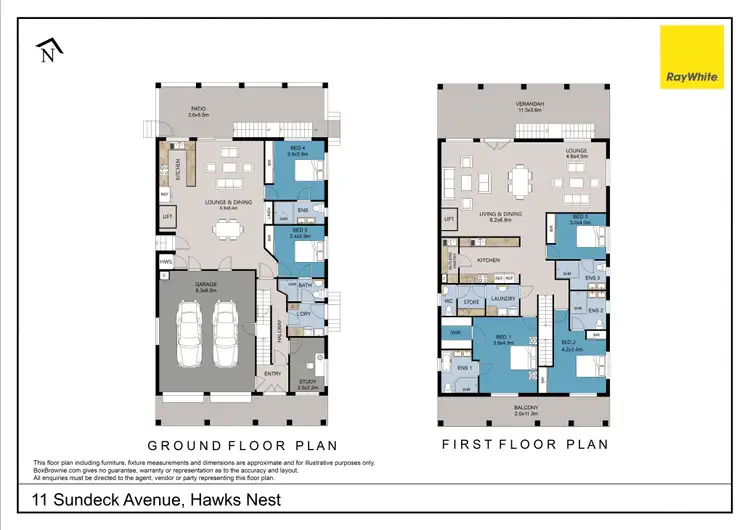 Floorplan of Homely house listing, 11 Sundeck Avenue, Hawks Nest NSW 2324