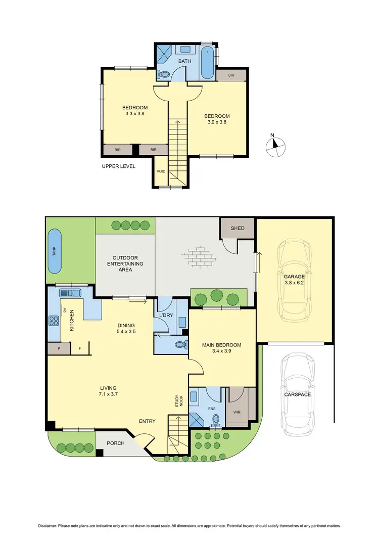 Floorplan of Homely townhouse listing, 6/2-4 Reynolds Parade, Pascoe Vale South VIC 3044