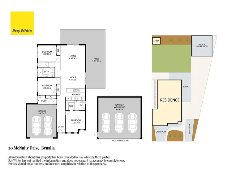 Floorplan of Homely house listing, 20 McNulty Drive, Benalla VIC 3672