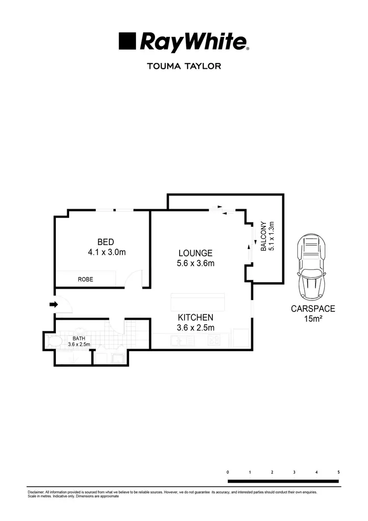 Floorplan of Homely unit listing, C413/6-8 Crescent Street, Redfern NSW 2016