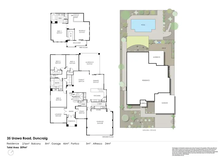 Floorplan of Homely house listing, 35 Urawa Road, Duncraig WA 6023