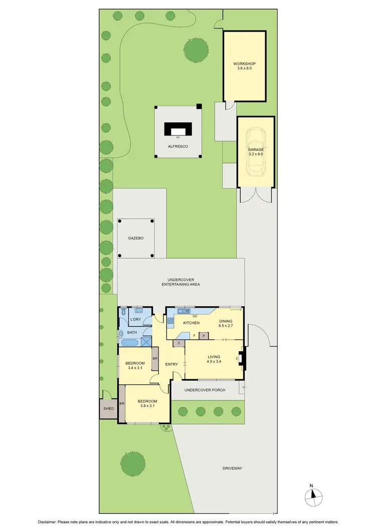 Floorplan of Homely house listing, 12 Hilton Street, Hadfield VIC 3046