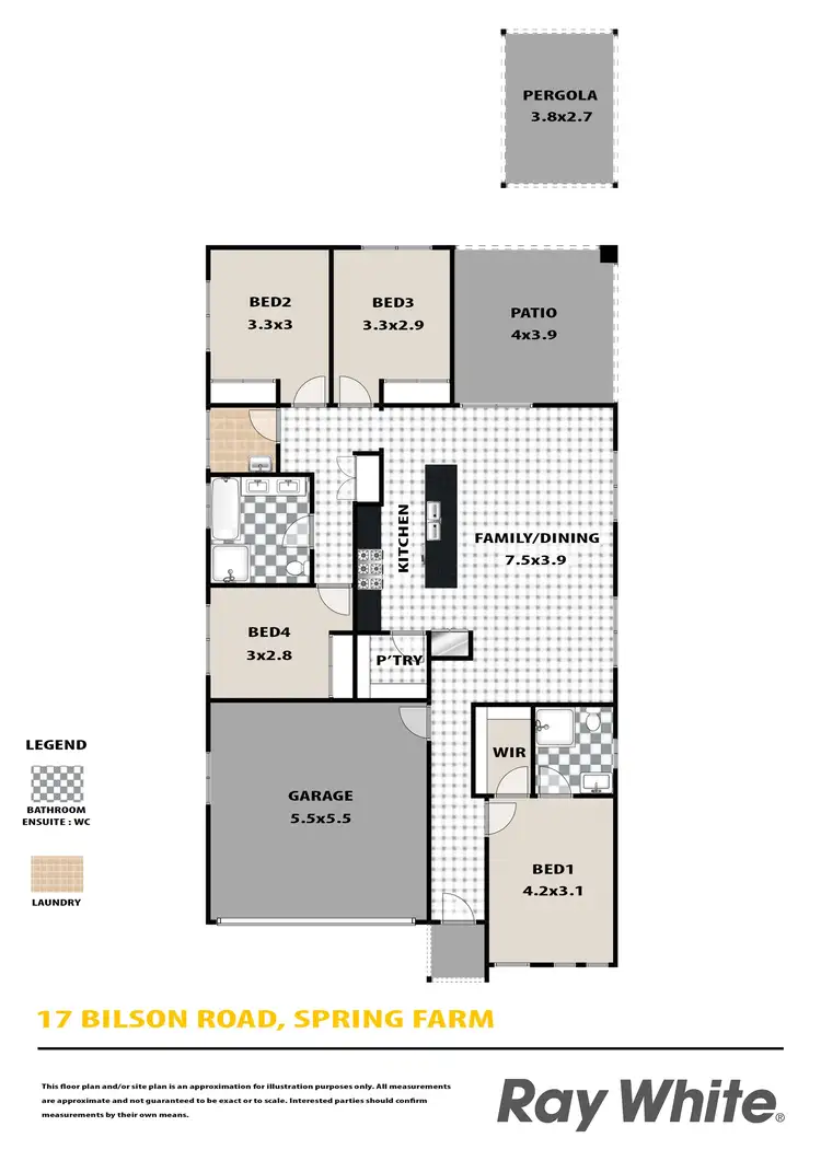 Floorplan of Homely house listing, 17 Bilson Road, Spring Farm NSW 2570