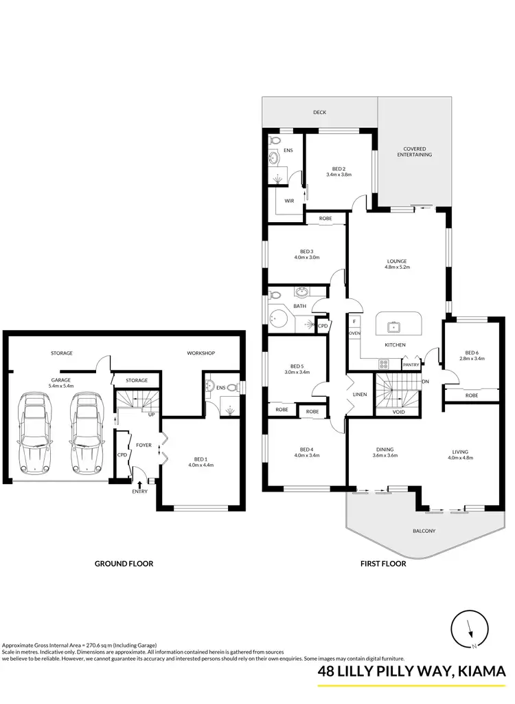 Floorplan of Homely house listing, 48 Lilly Pilly Way, Kiama NSW 2533