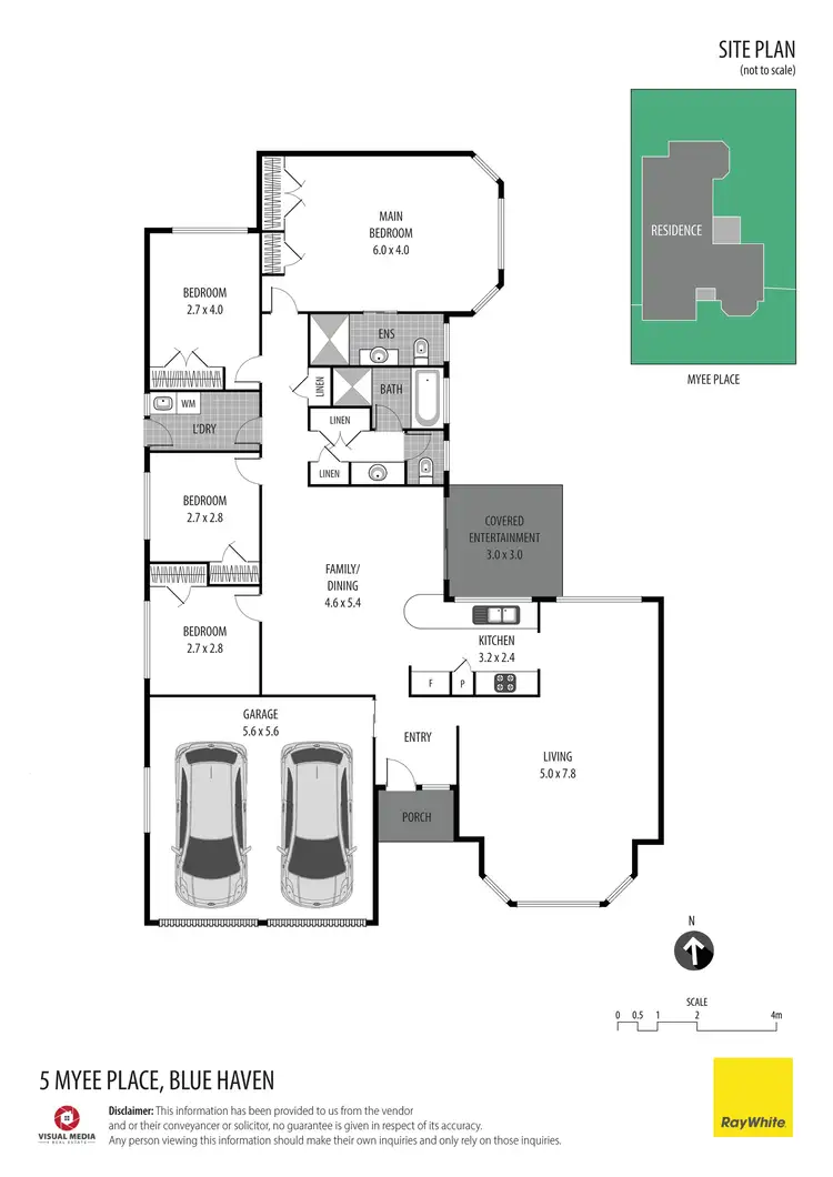 Floorplan of Homely house listing, 5 Myee Place, Blue Haven NSW 2262