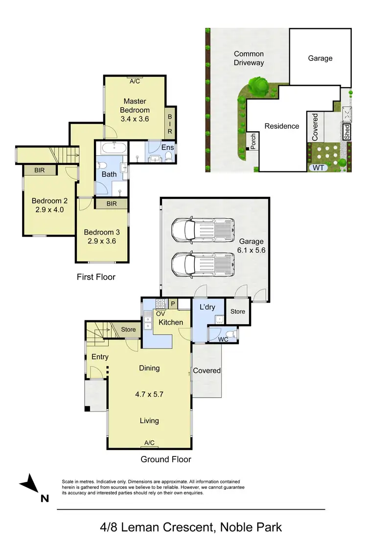 Floorplan of Homely townhouse listing, 4/8 Leman Crescent, Noble Park VIC 3174