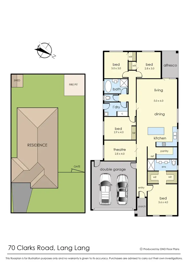 Floorplan of Homely house listing, 70 Clarks Road, Lang Lang VIC 3984