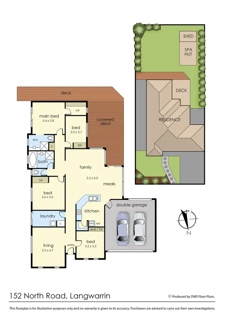 Floorplan of Homely house listing, 152 North Road, Langwarrin VIC 3910
