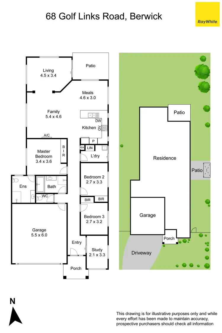 Floorplan of Homely house listing, 68 Golf Links Road, Berwick VIC 3806
