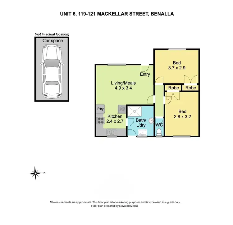 Floorplan of Homely house listing, 6/119-121 Mackellar Street, Benalla VIC 3672