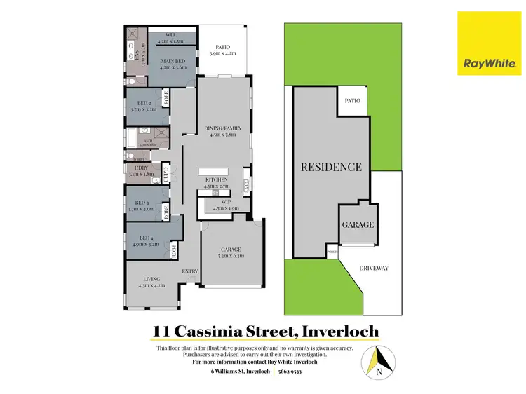 Floorplan of Homely house listing, 11 Cassinia Street, Inverloch VIC 3996