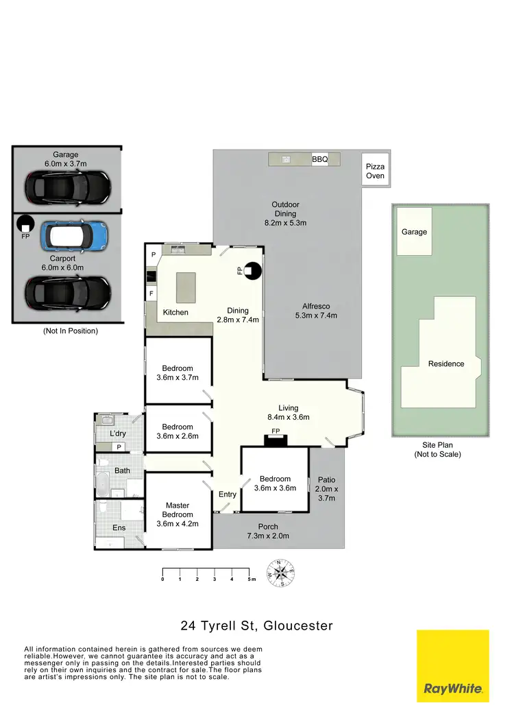 Floorplan of Homely house listing, 24 Tyrell Street, Gloucester NSW 2422