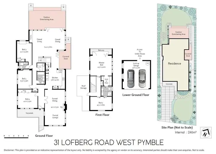 Floorplan of Homely house listing, 31 Lofberg Road, West Pymble NSW 2073