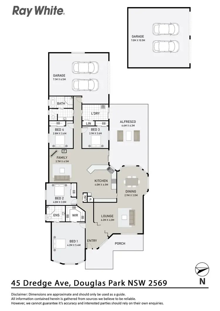 Floorplan of Homely house listing, 45 Dredge Avenue, Douglas Park NSW 2569