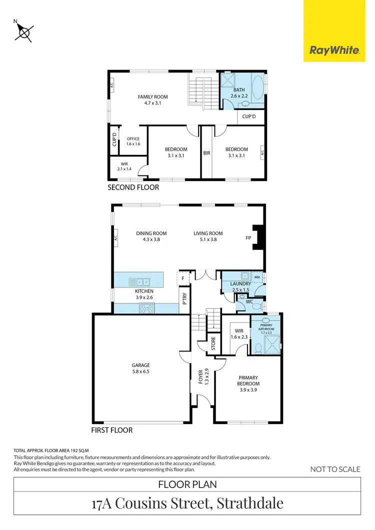 Floorplan of Homely house listing, 17A Cousins Street, Strathdale VIC 3550