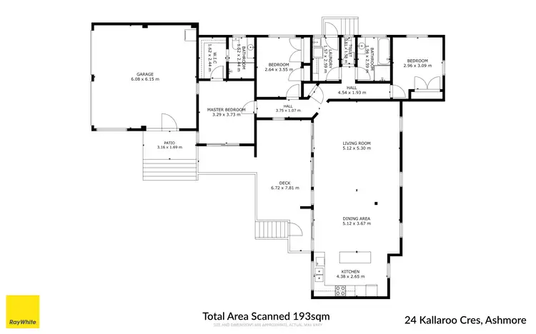 Floorplan of Homely house listing, 24 Kallaroo Crescent, Ashmore QLD 4214